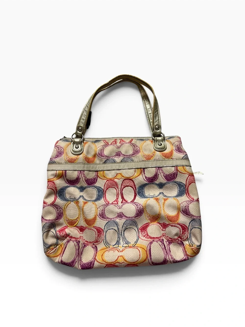 Coach Multicolor Poppy Dream C Glam Shoulder Bag - 19023